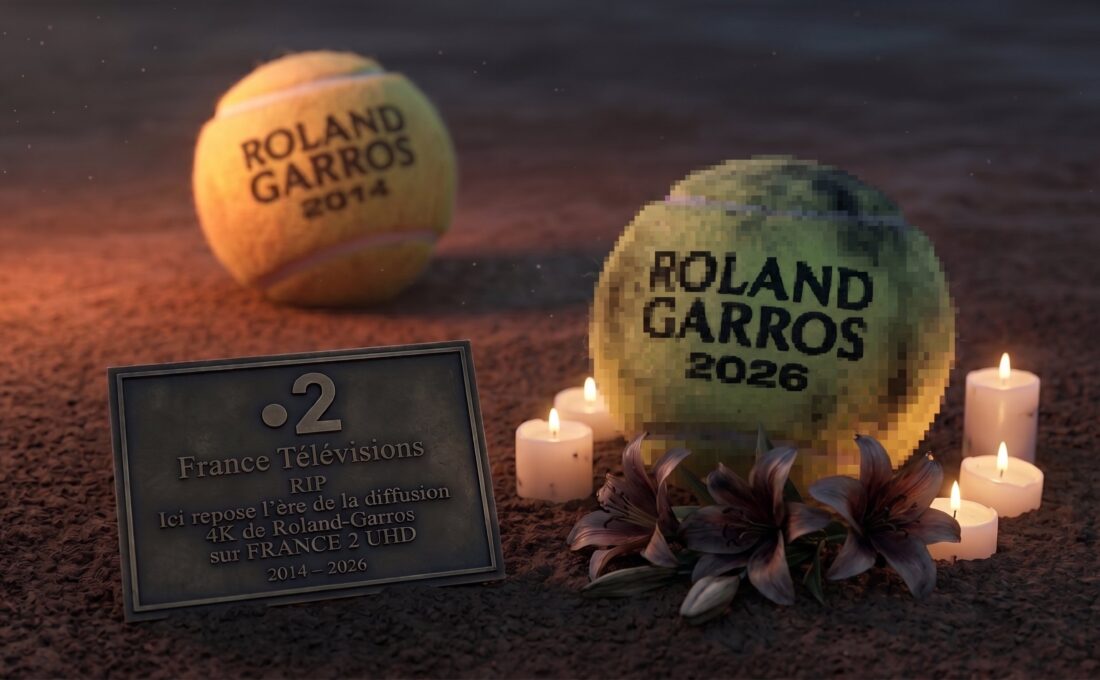 Roland Garros 2026 : l&rsquo;Ultra HD / 4K HDR, c&rsquo;est fini !